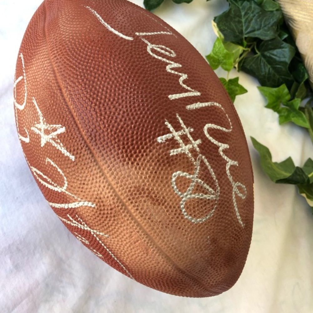 ❤️Ricky Watters + Jerry Rice Autographed Football - Picture 5 of 10